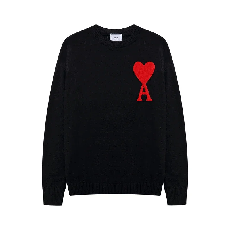Ami Paris Heart Logo Sweater
