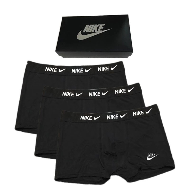 Nike Underwear Cotton Trunks Black