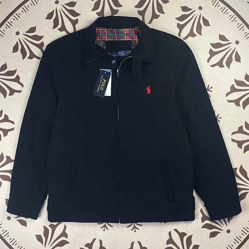 Ralph Lauren Black Zip-Up Jacket