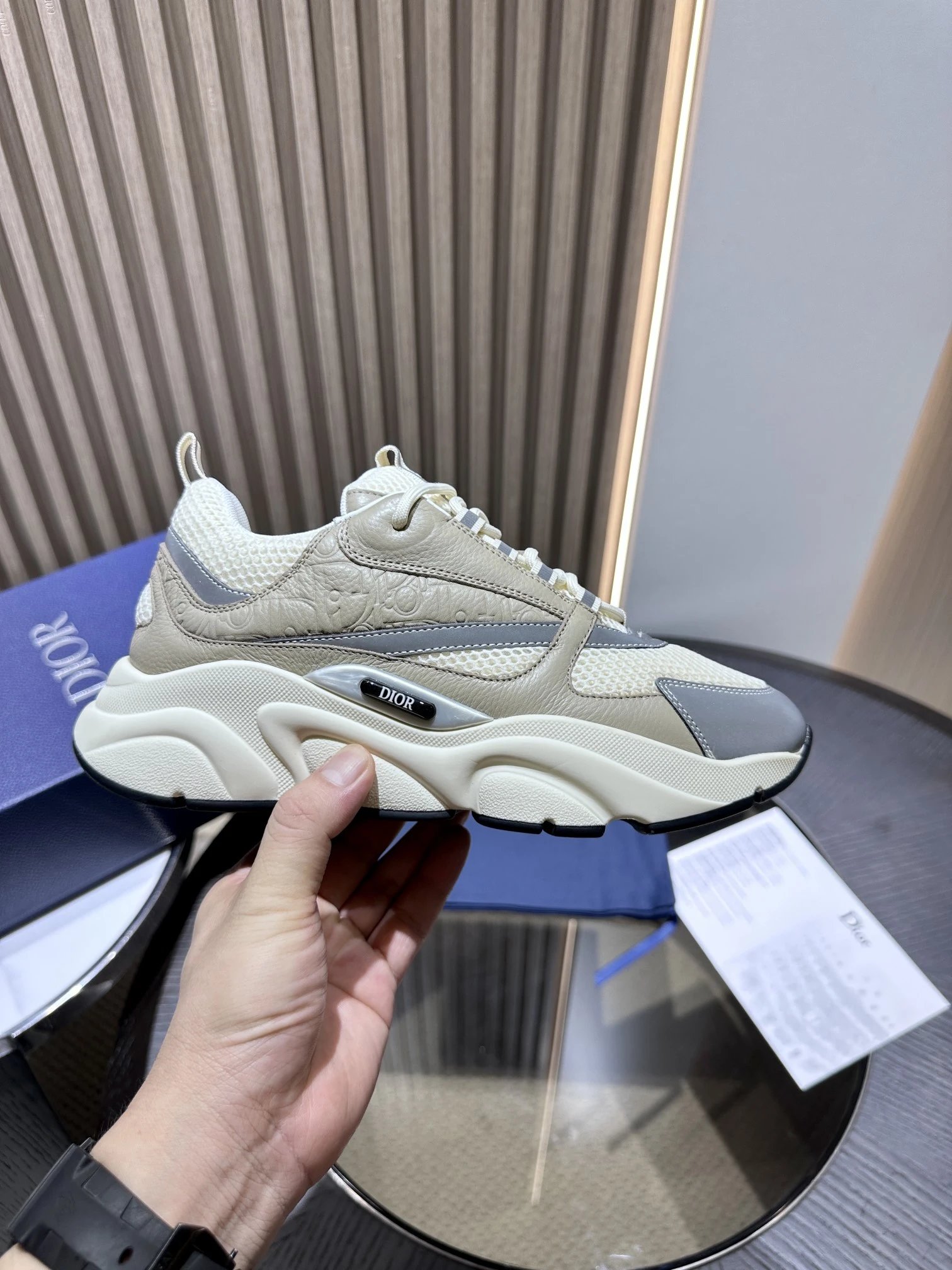 Dior B22 Embossed Sneakers