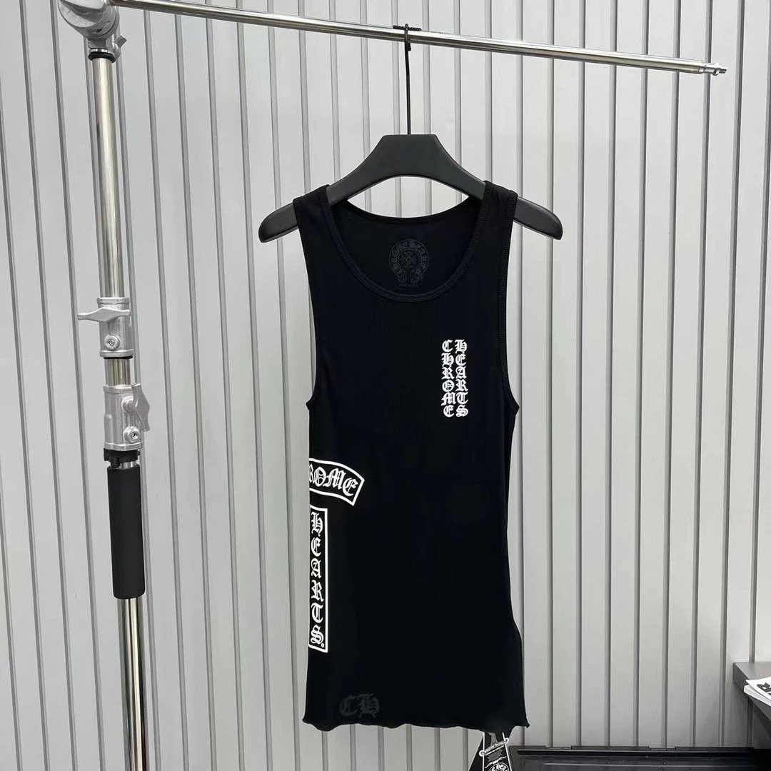 Chrome Hearts Black Tank Top
