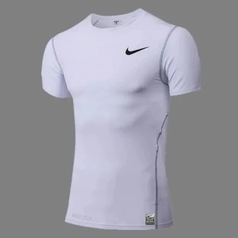 Short sleeved Nike white