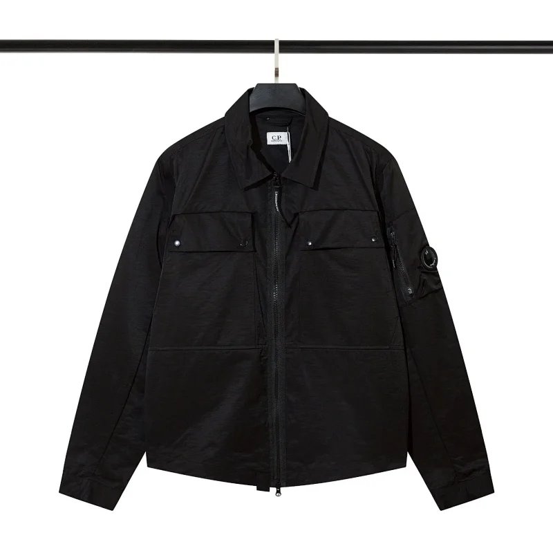 CP Company Black Zip-Up Jacket