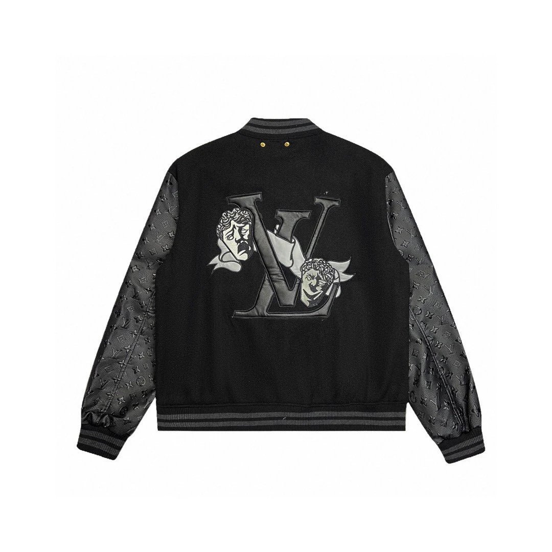 Louis Vuitton Black Bomber Jacket