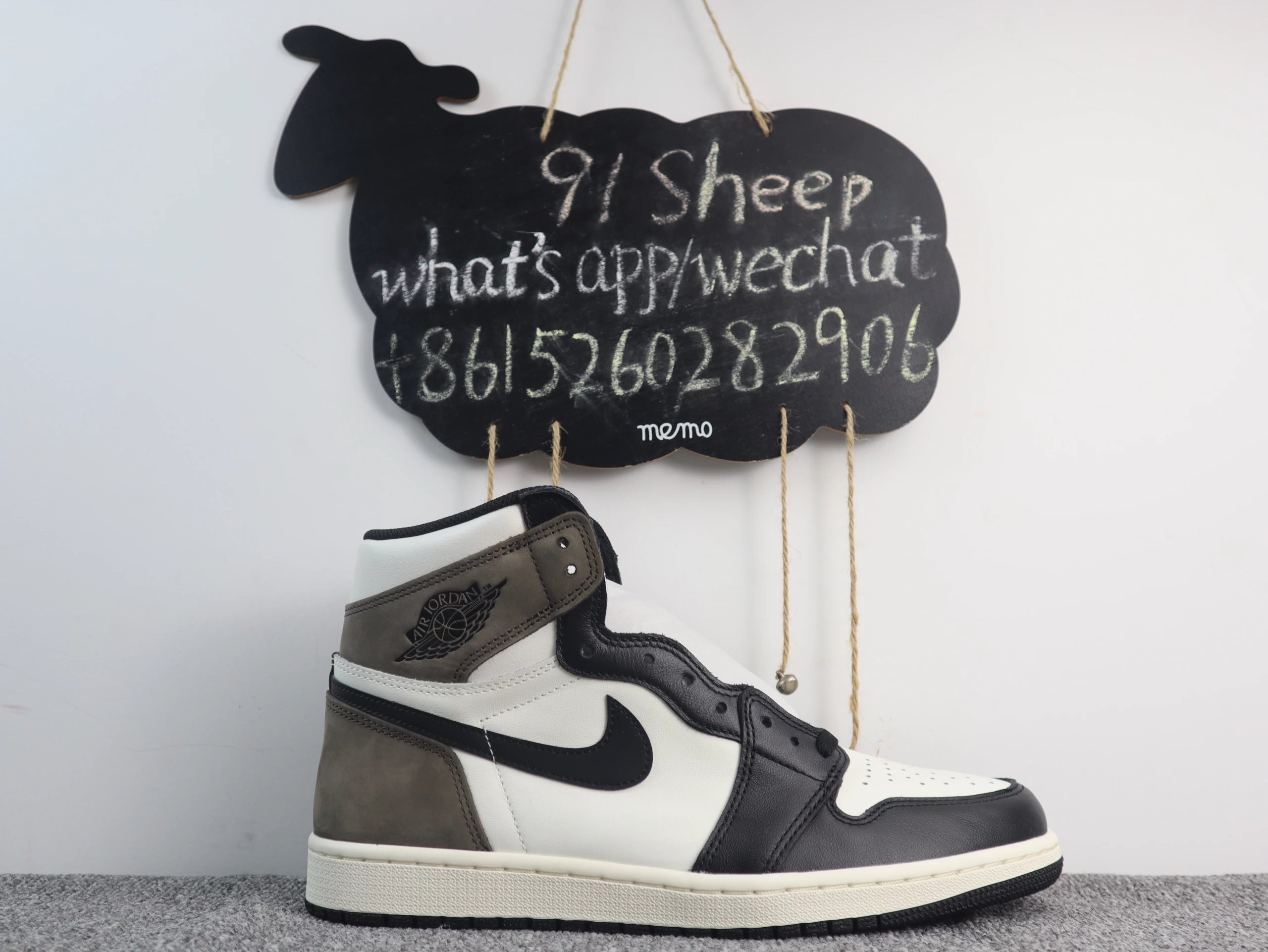 LJR AJ1 OG Dark Mocha High Small Hook
