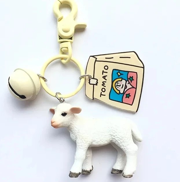 Customized logo keychain animal small pendant 450