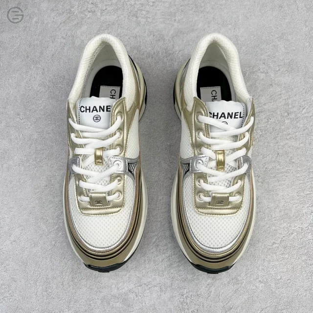 Chanel Sneakers G39792 mesh with interlocking CC logo product detail image 20