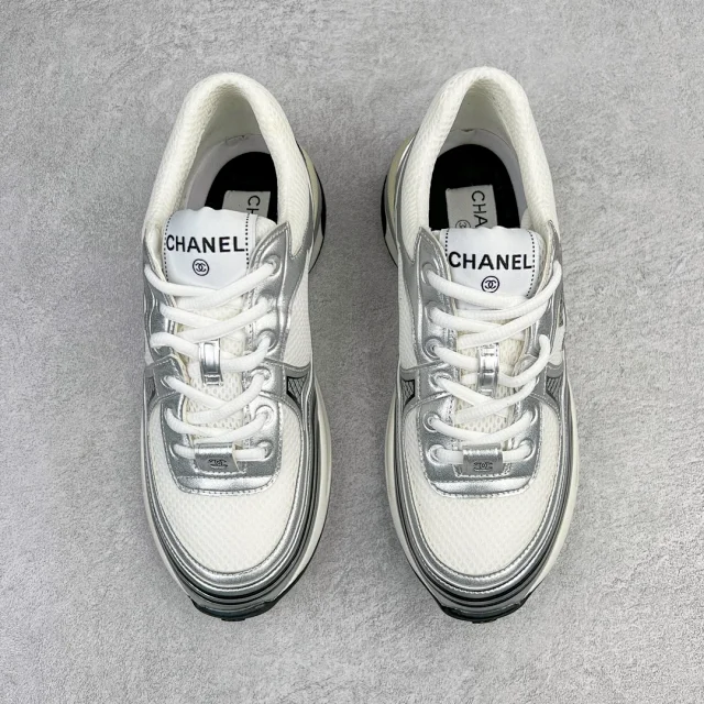 Chanel Sneakers G39792 mesh with interlocking CC logo product detail image 38