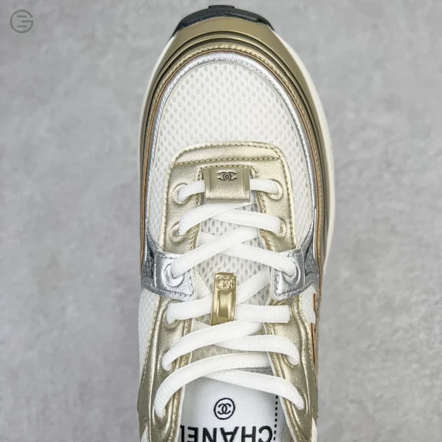 Chanel Sneakers G39792 mesh with interlocking CC logo product detail image 22