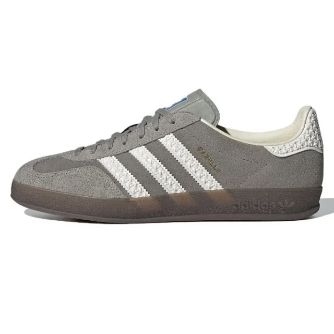 Adidas Originals Gazelle Indoor — Turn-on gray raw rubber bottom IF1807 colorway — USFans Spreadsheet photo