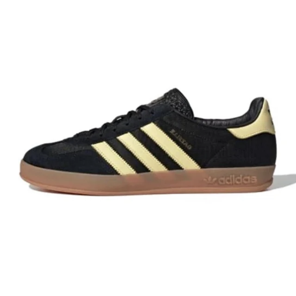 Adidas Originals Gazelle Indoor — Black and yellow IG4999 colorway — USFans Spreadsheet photo