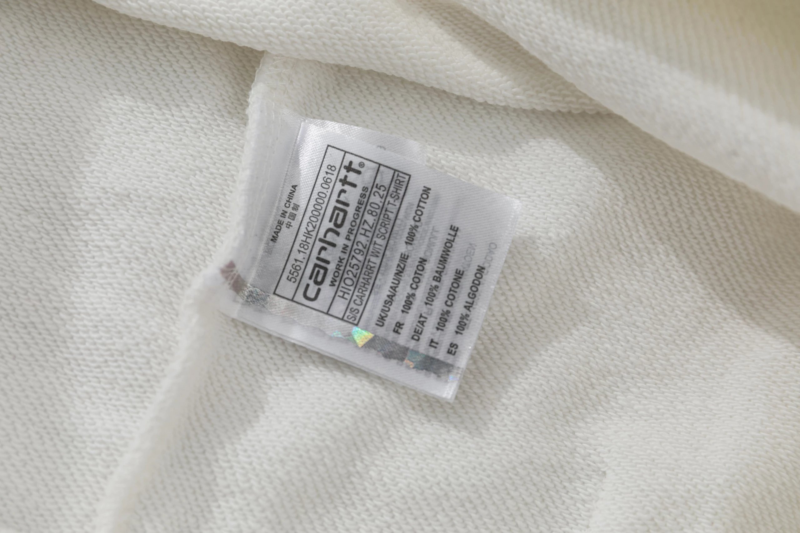 Carhartt Script Logo Hoodie White - 21