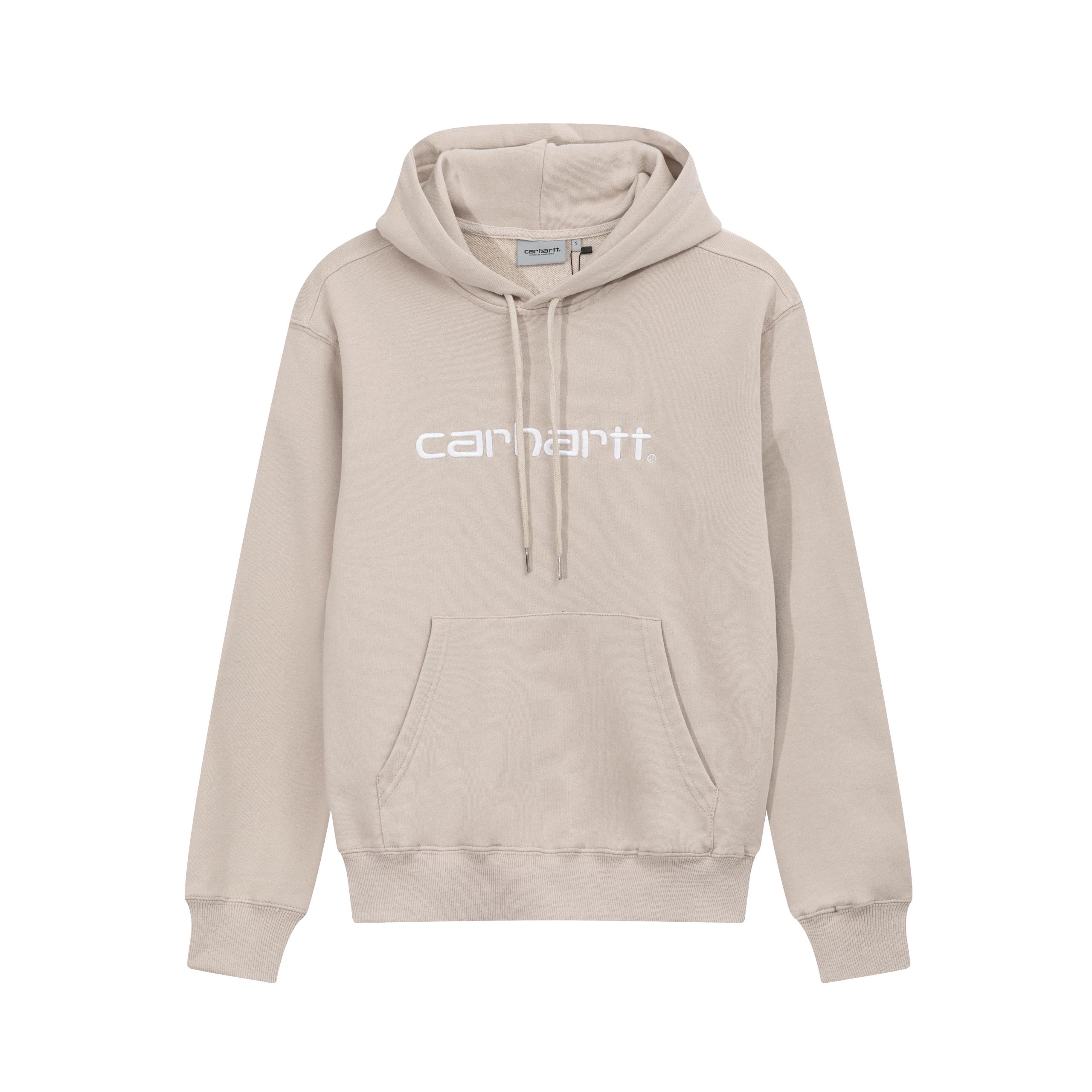 Carhartt Script Logo Hoodie White - 7