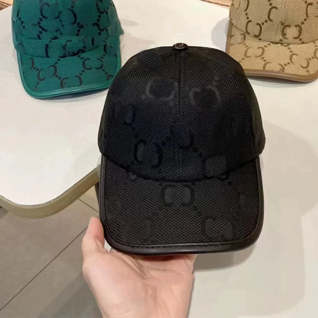 Mesh GG Pattern Baseball Cap