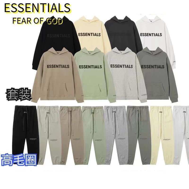 Item Thumbnail for F*G double-line ESSENT sweater pullover hoodie men and women high street suit
