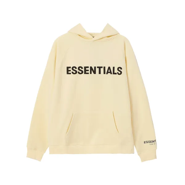 Fear of God Essentials Logo Hoodie Black/White/Cream/Gray/Tan/Olive - 4