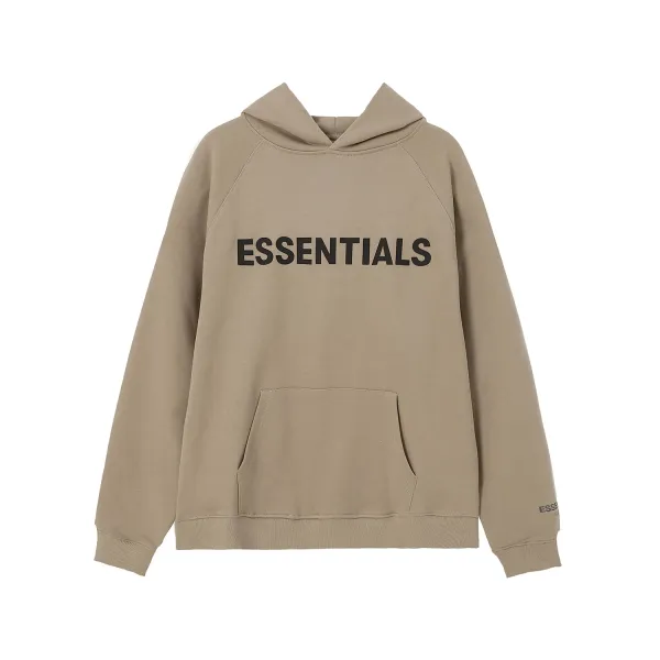 Fear of God Essentials Logo Hoodie Black/White/Cream/Gray/Tan/Olive - 6