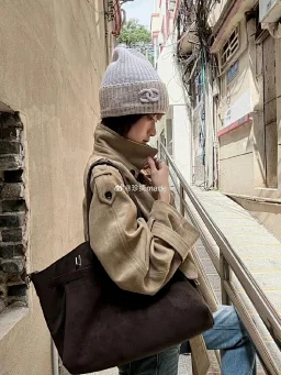 thumbnail for Incense 24 oatmeal yarn cashmere cold cap ch40108