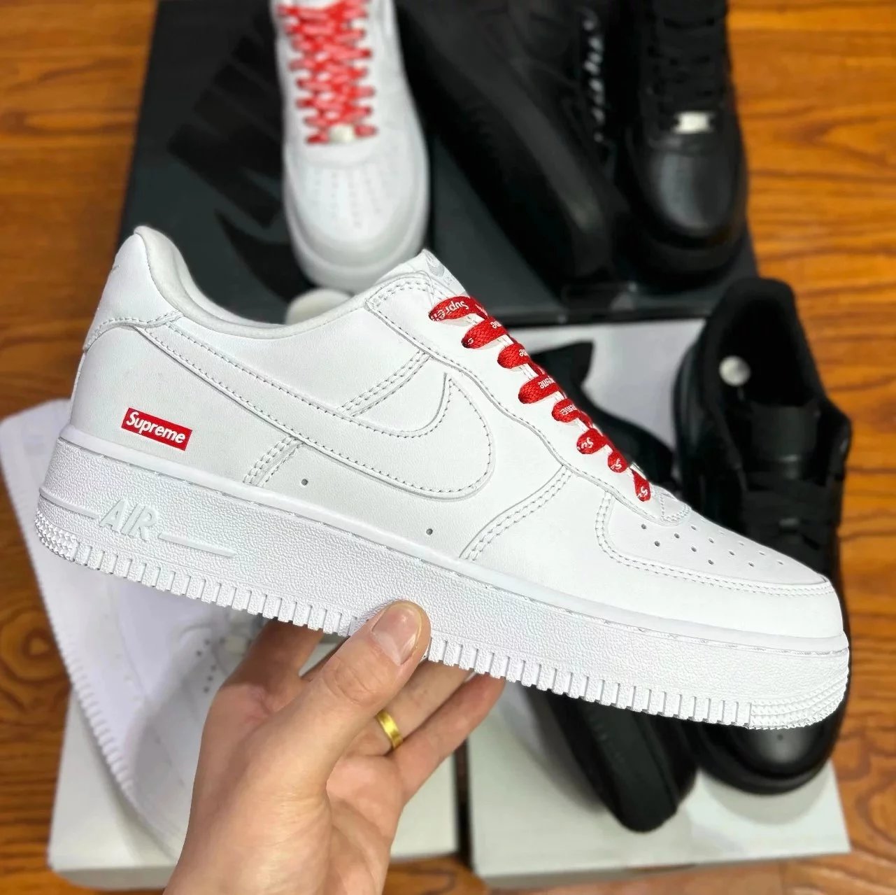 AF1 White SUP Co branded