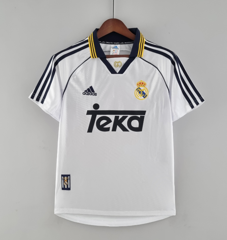 98-00 Real Madrid retro home jersey