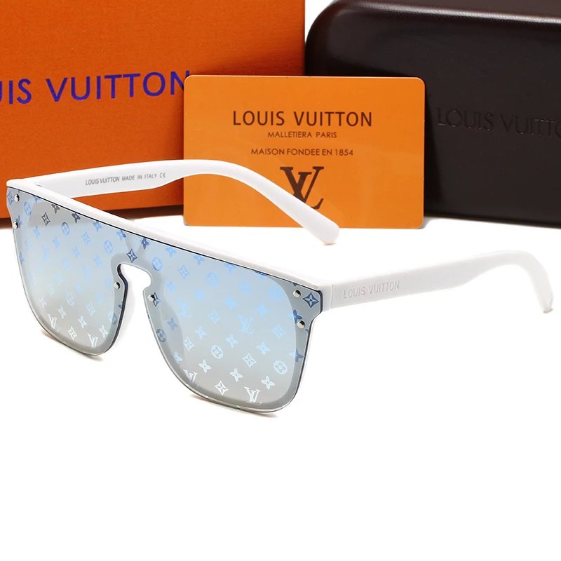 Louis Vuitton Monogram Shield Sunglasses White