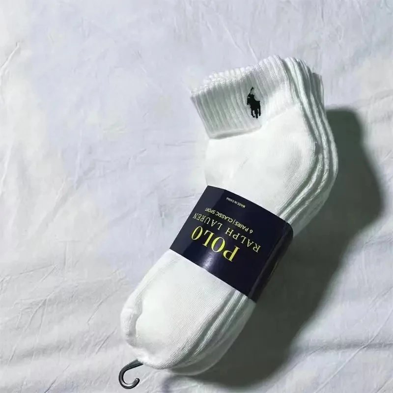 Nike Socks Ribbed crew — RALPH LAUREN White Mid-Calf Socks (6 Pairs)