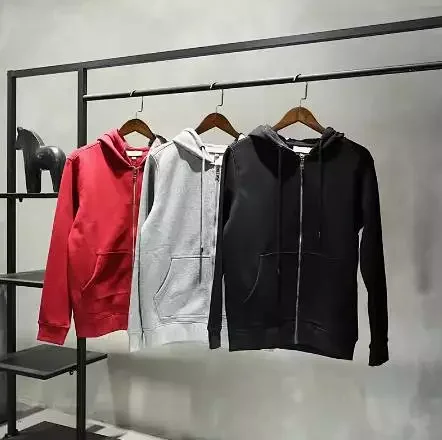 Burberry Hoodies & Sweatshirts Zip-Up Hoodie with Check-Lined Hood product detail image 3
