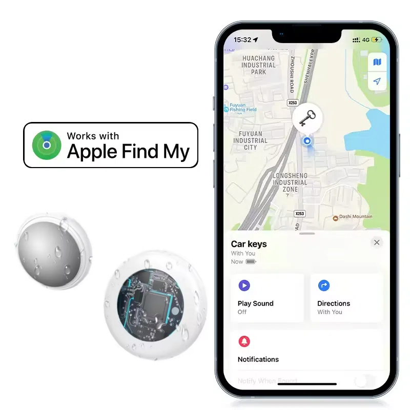 Works with Apple Find My AirTag
