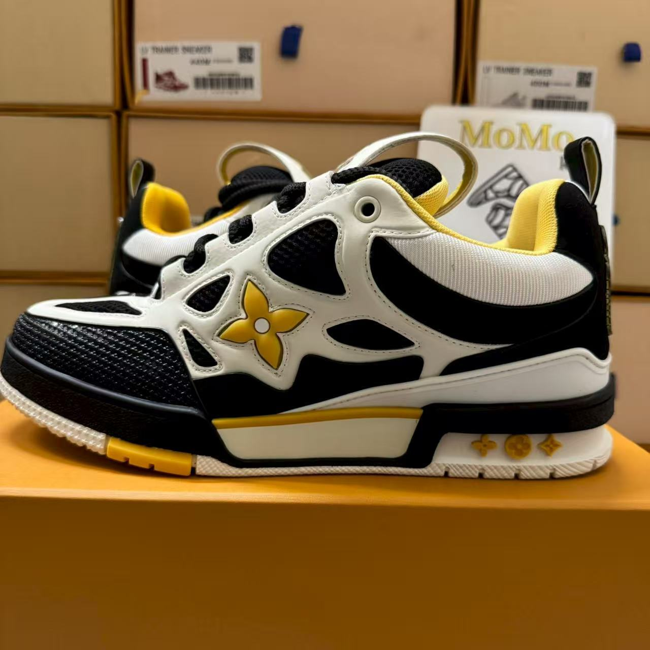 Yellow White Black