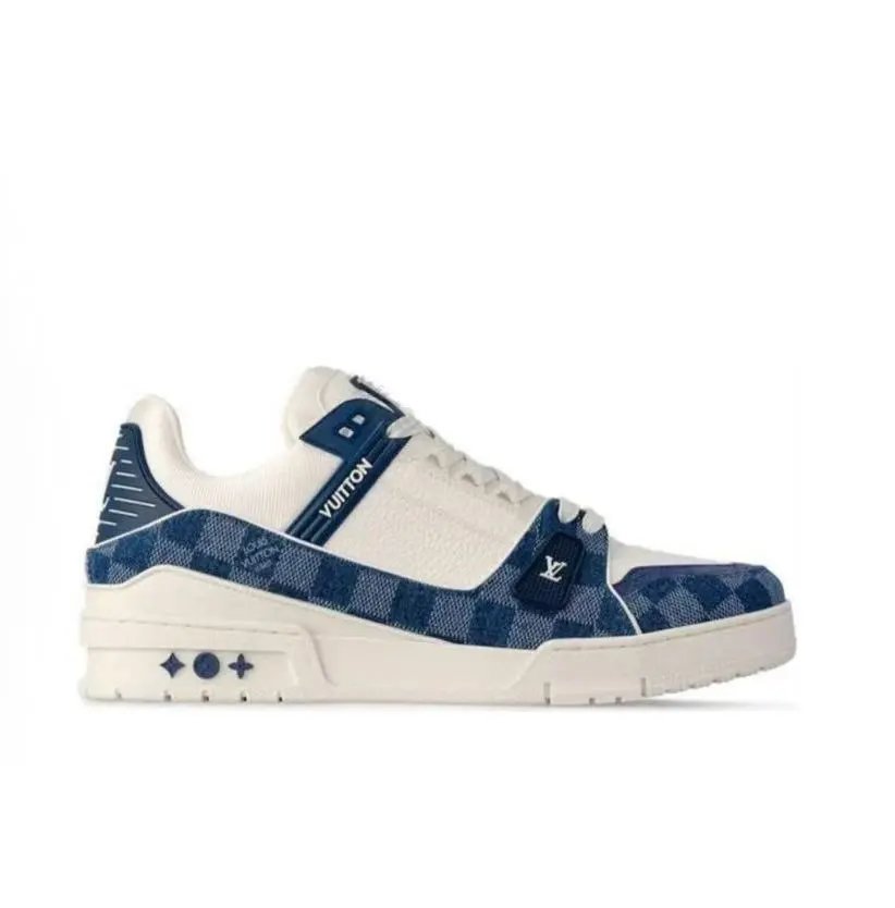 Blue & White Checkered