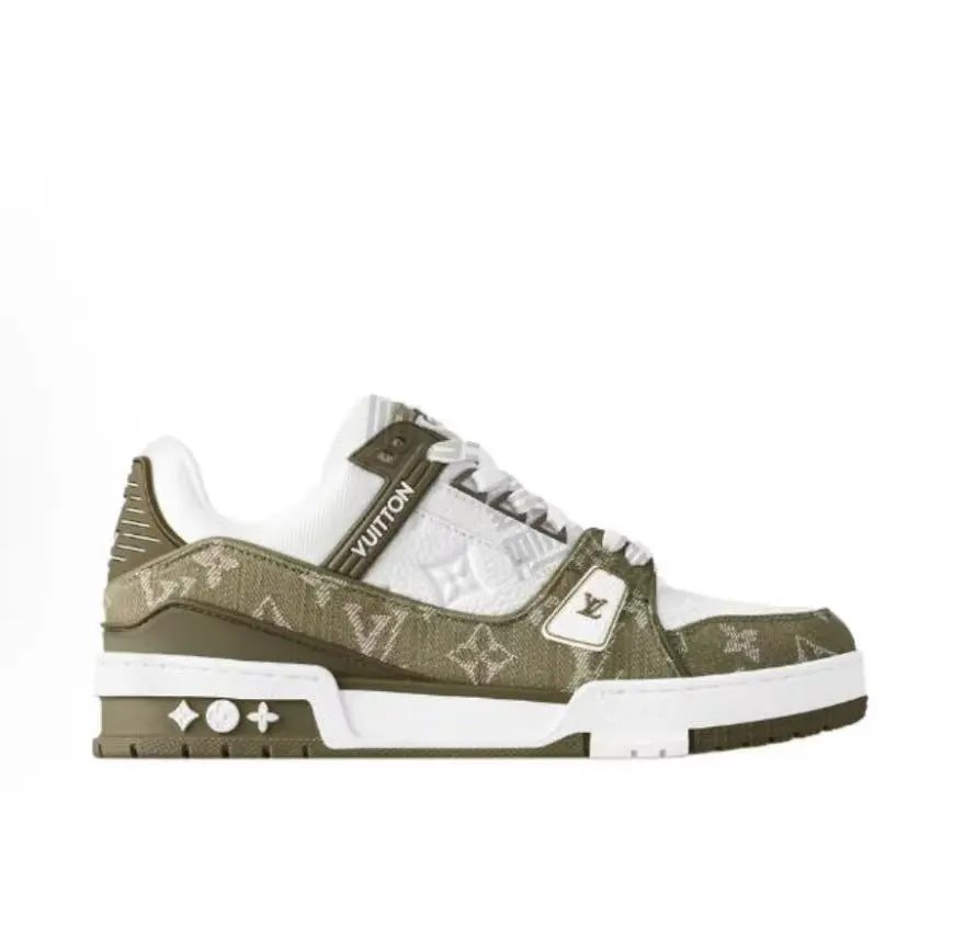 Military Green & White