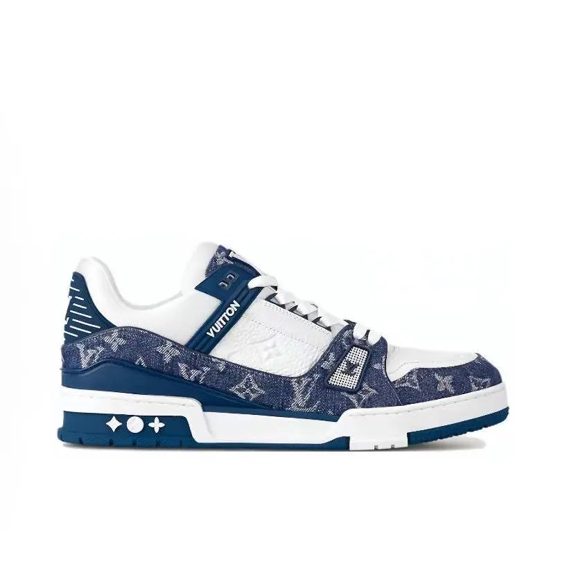 White & Blue