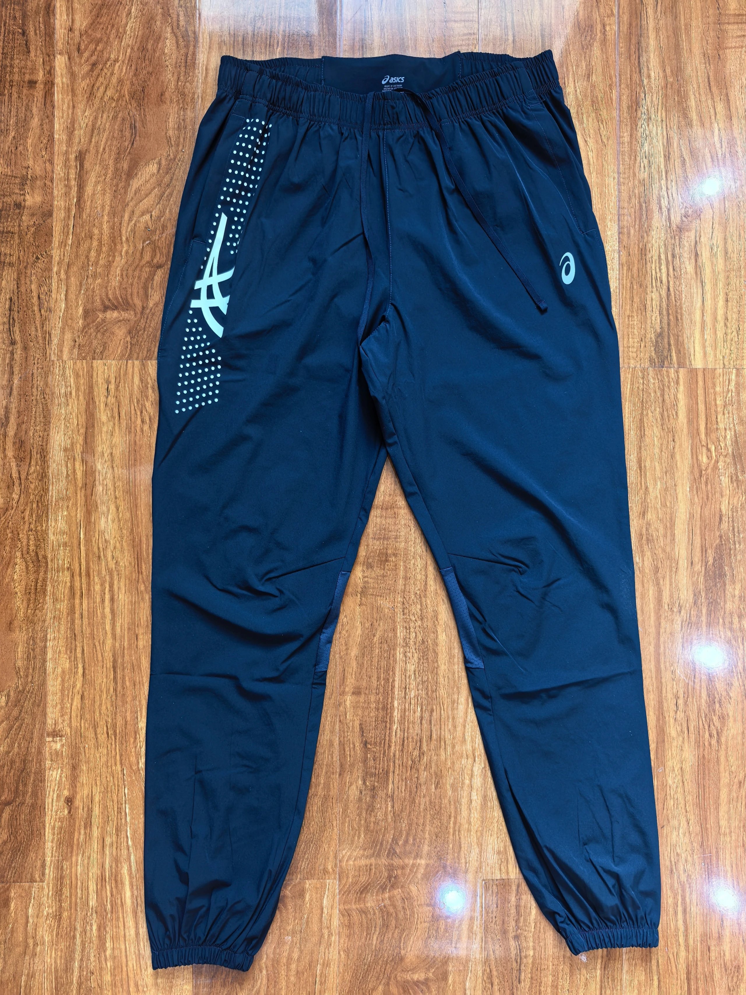 Navy blue trousers