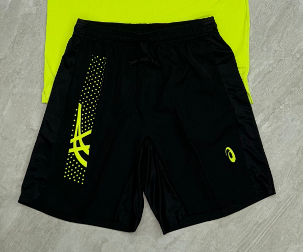 Fluorescent yellow shorts