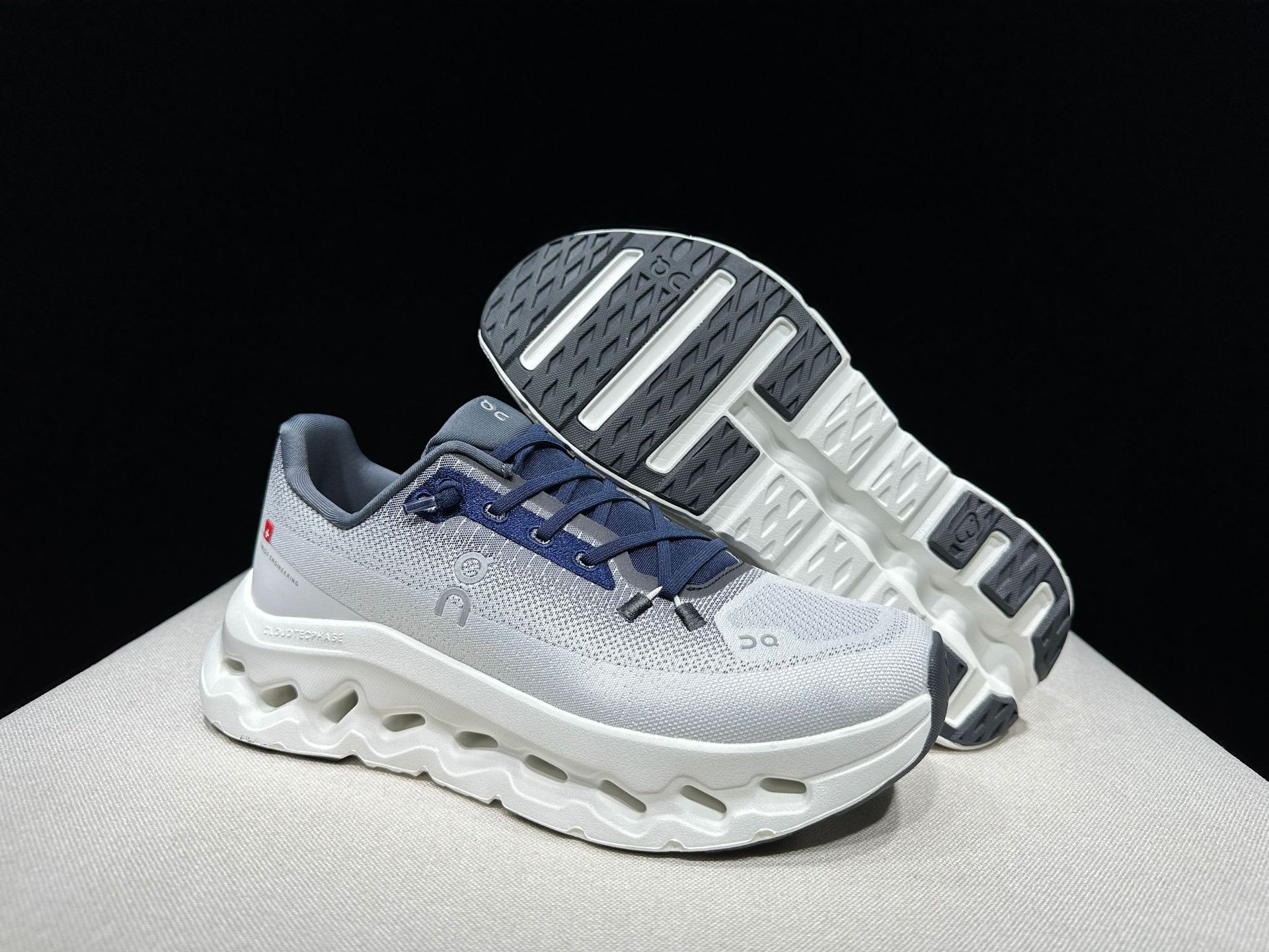White Dark Blue