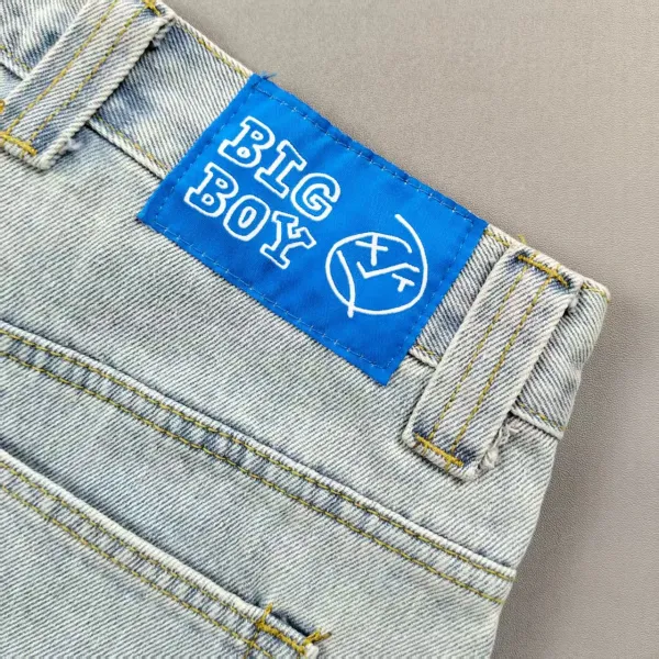 Digital Pionker Relaxed Fit Light Wash Jeans - 13