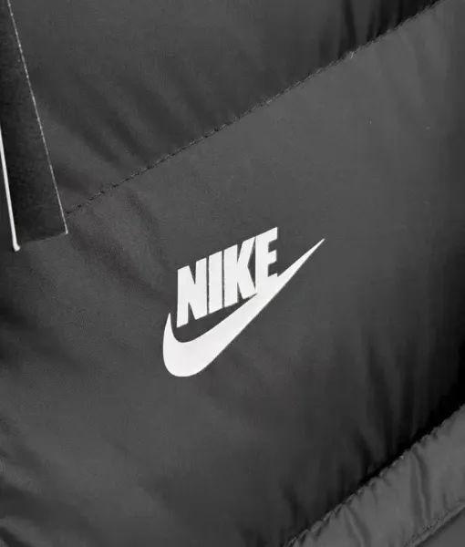 Nike Hooded Down Jacket Army Green Outerwear - 13
