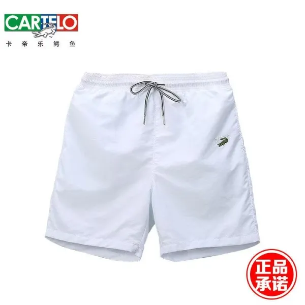 Lacoste Classic White Swim Shorts - 1