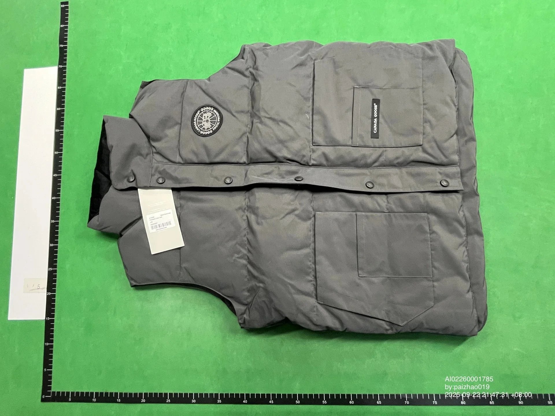 Canada Vest 高品质 灰