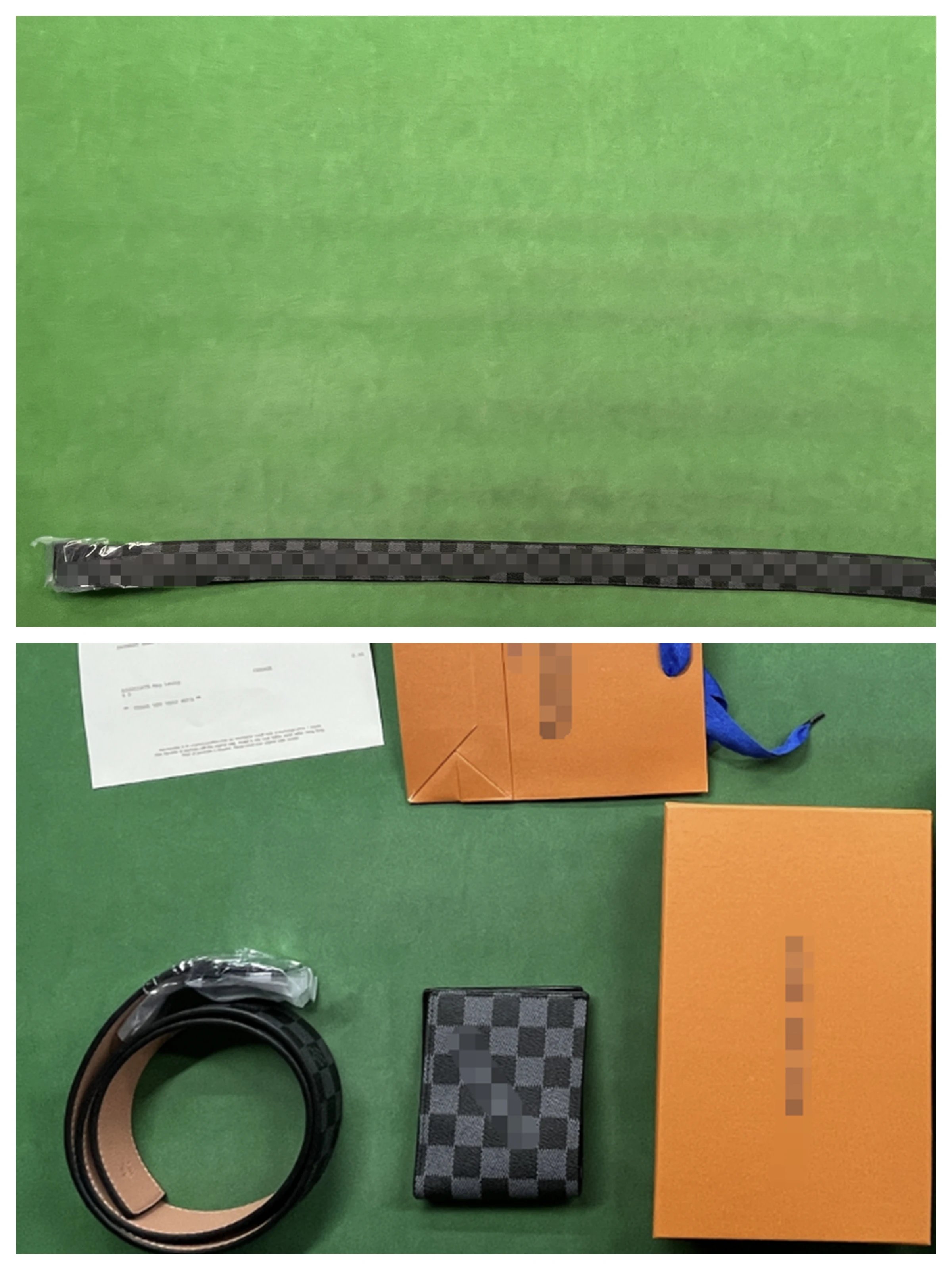 Silver buckle Haige+Haige wallet
