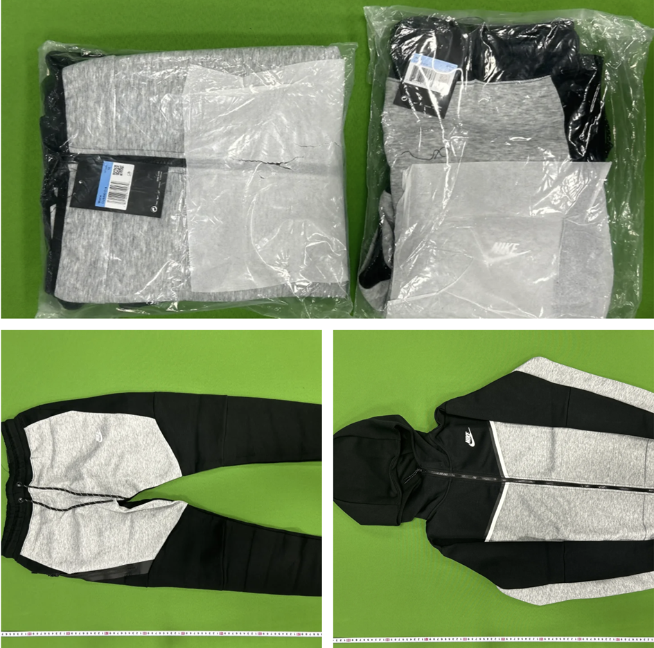 suit. Black with light gray (full sleeves)