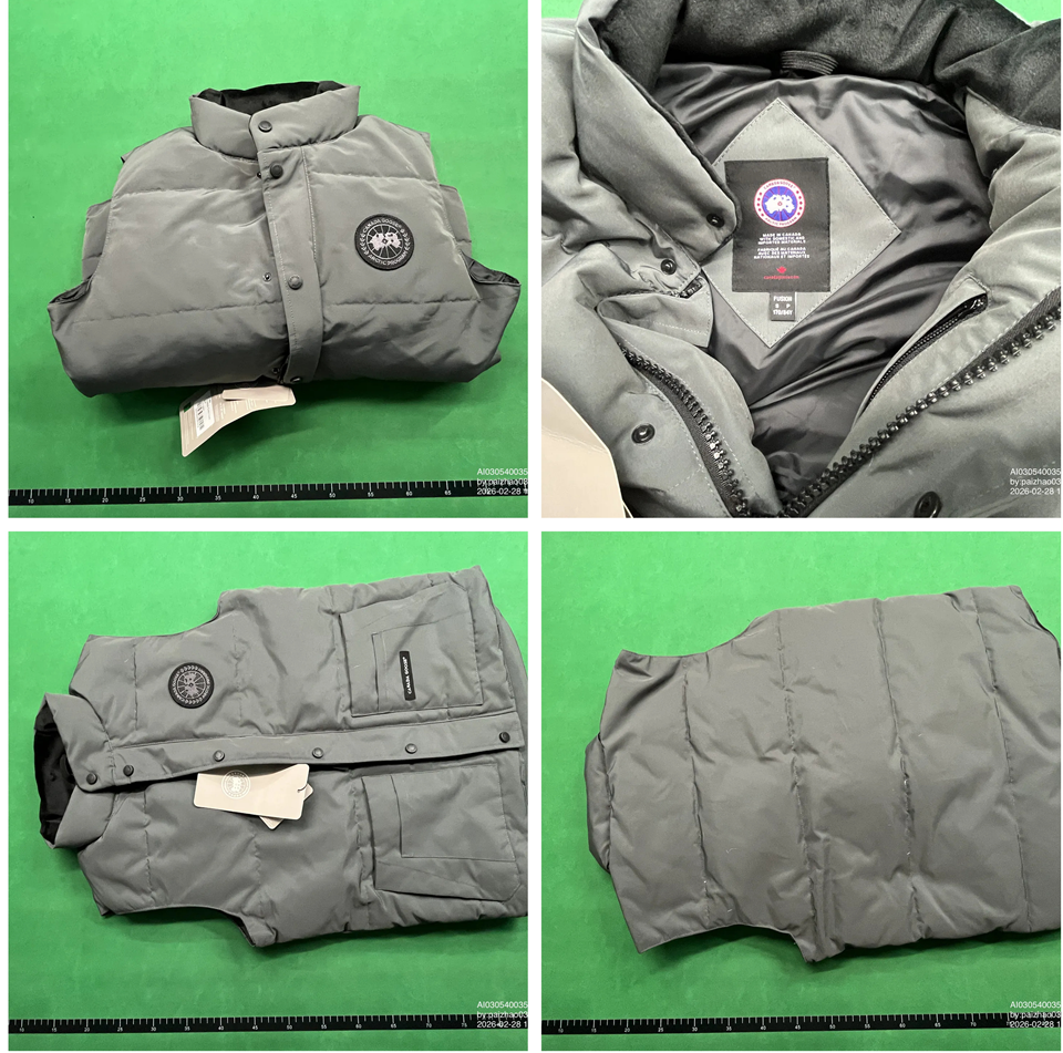 Canada Goose Freestyle Crew Vest Black Label Down Grey