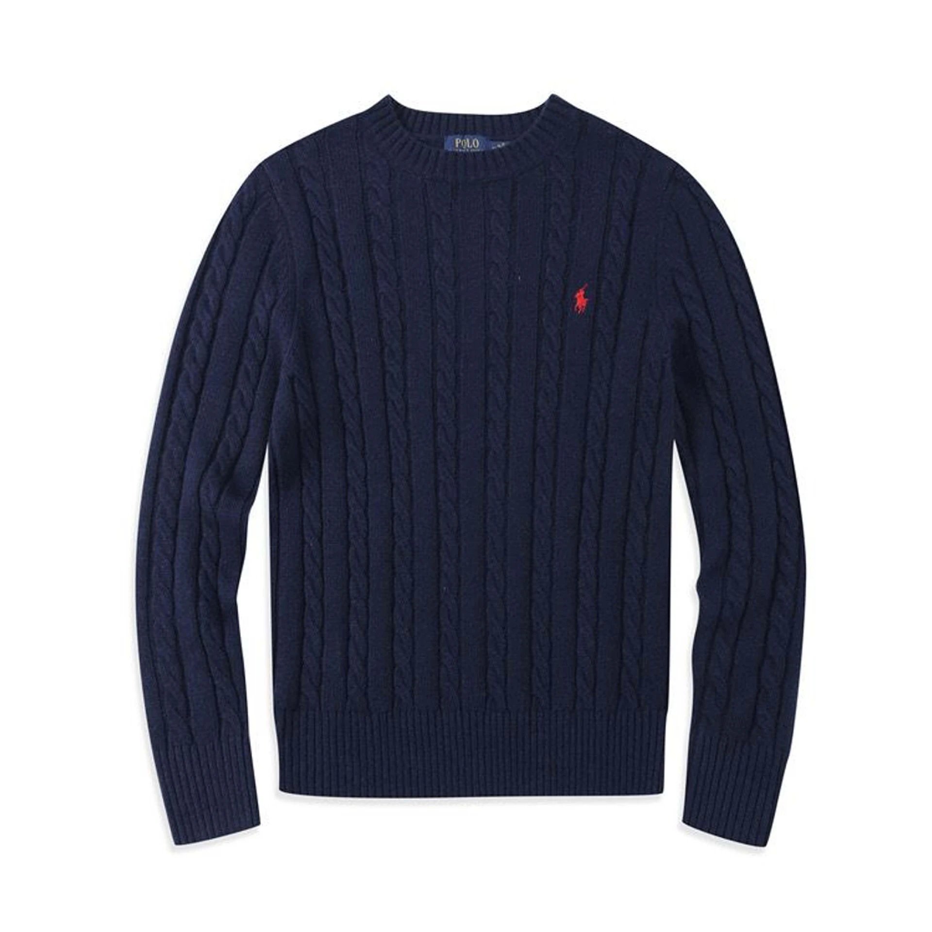 Royal blue round neck