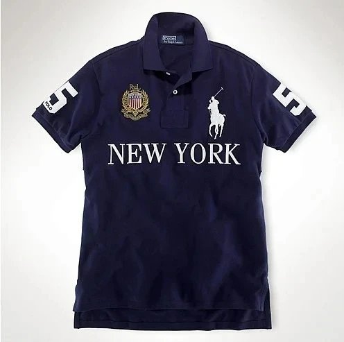 Polo Ralph Lauren Long Sleeve Polo Black with Gold Embroidery Tops Polo - 2