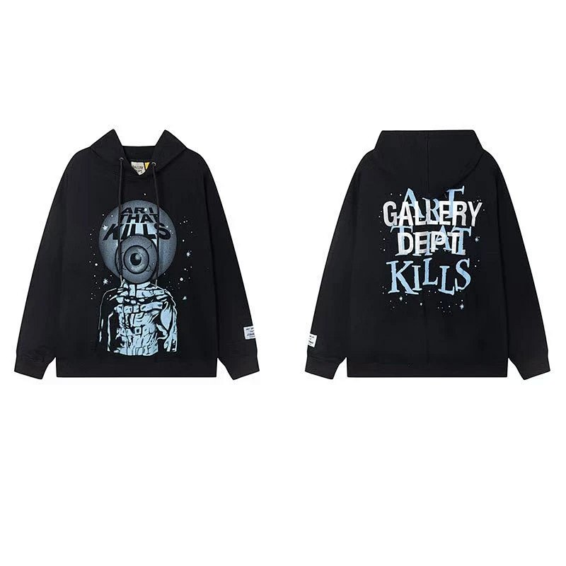 Gallery Dept. Paint Splatter Hoodie Black product detail 14 in Litbuy spreadsheet finds