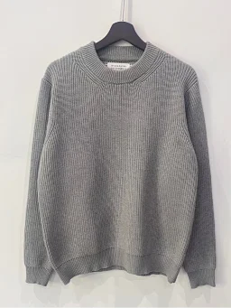 thumbnail for Knitwear, round neck, pullover, loose sweater, men's and women's original four-corner stitch sweater