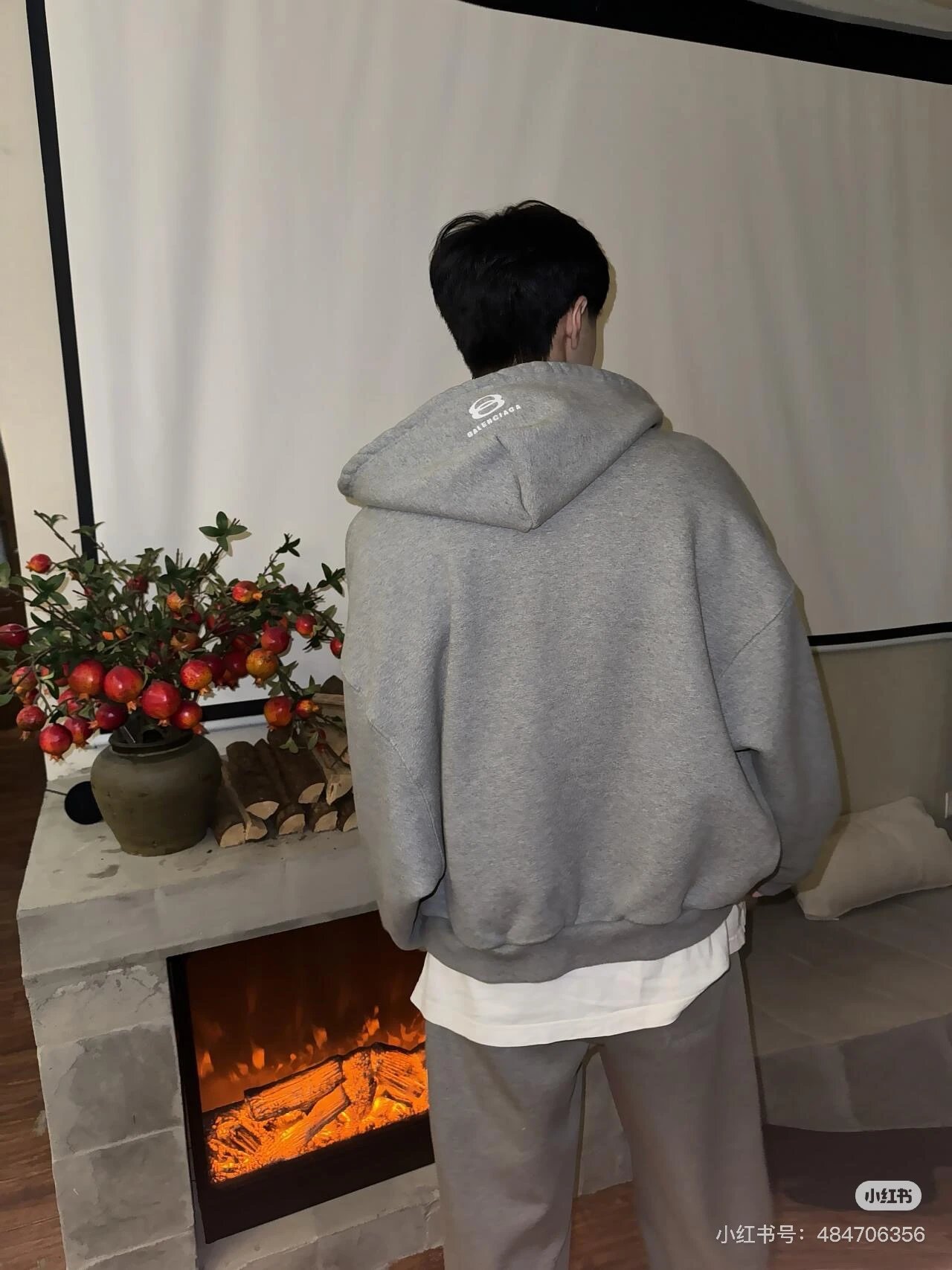 Balenciaga Unity Cropped Zip-Up — grey colorway — USFans Spreadsheet photo