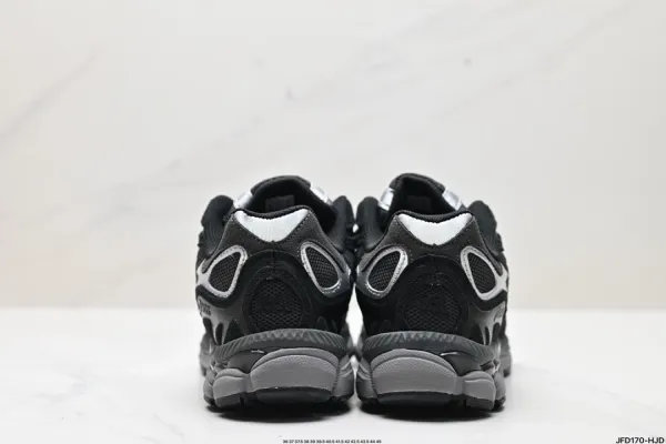 Asics Gel-Kayano 14 Silver Black White Running Shoes - 8