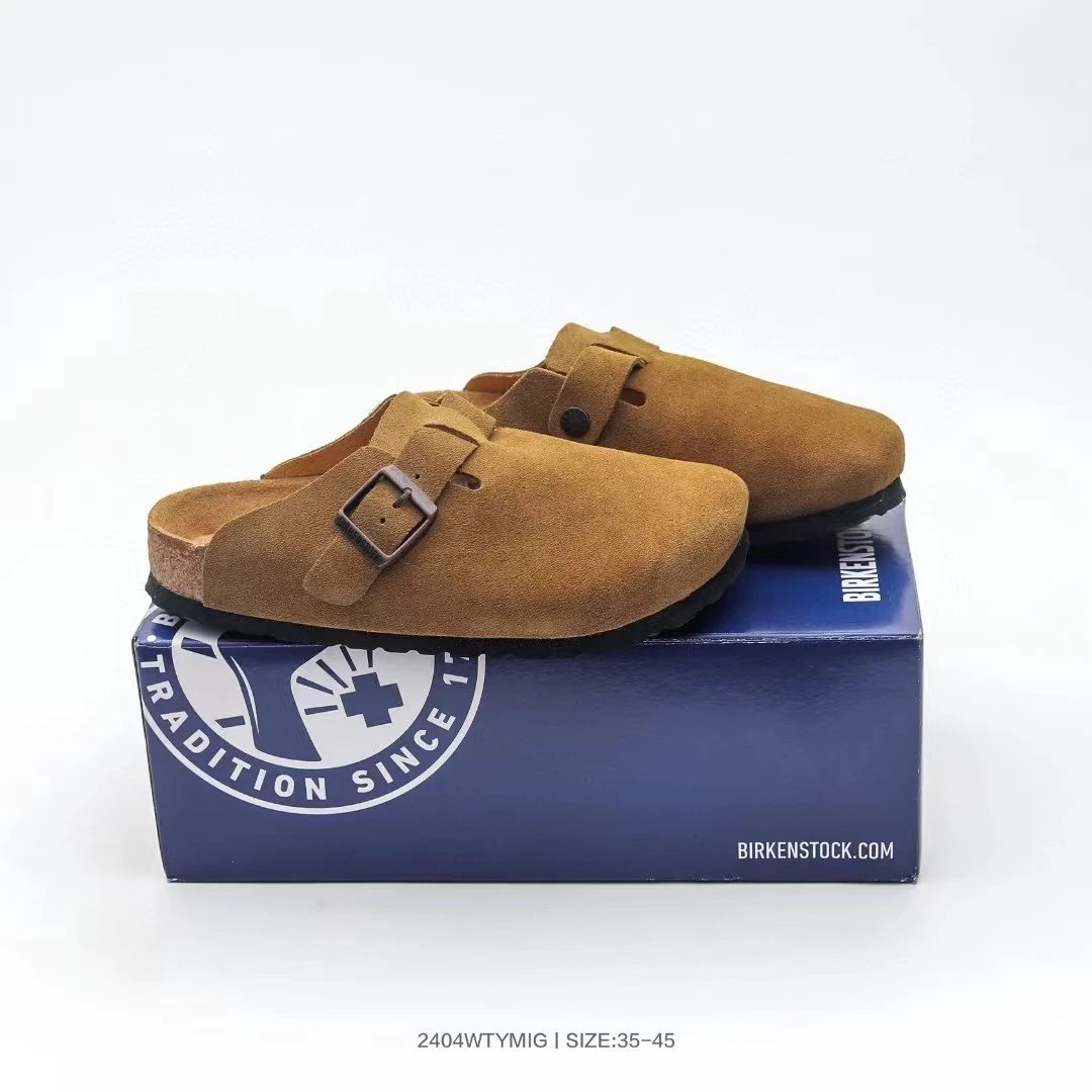 Birkenstock Boston Soft Footbed Suede Clogs