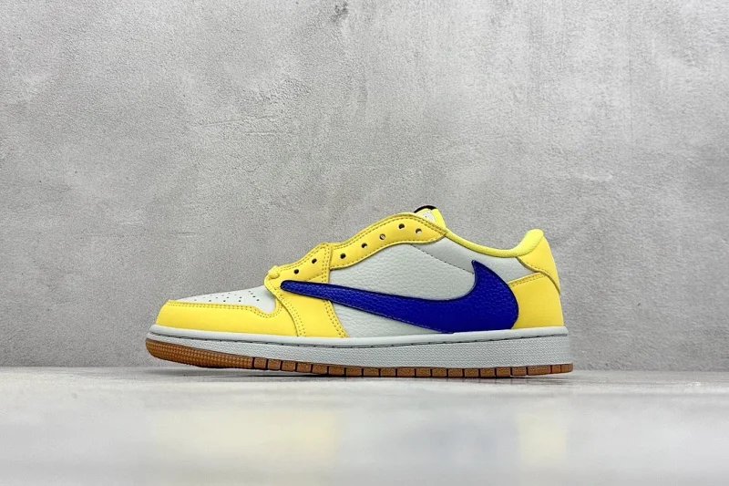 Jordan 1 Low Fragment — Grey yellow DZ 4137-700 colorway — USFans Spreadsheet photo